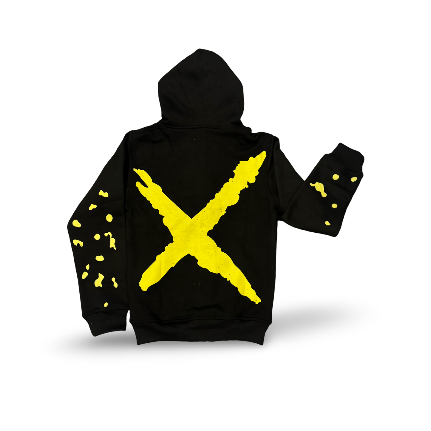 Yellow Splatter X Hoodie