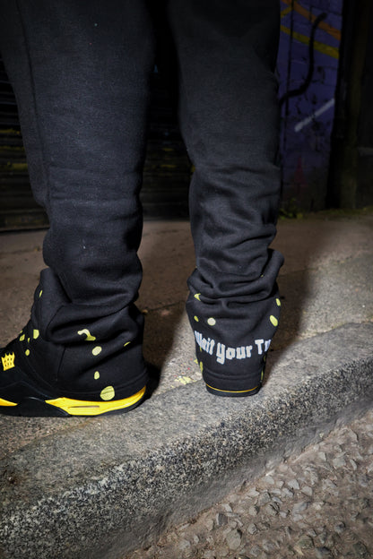 Yellow Splatter X Hoodie