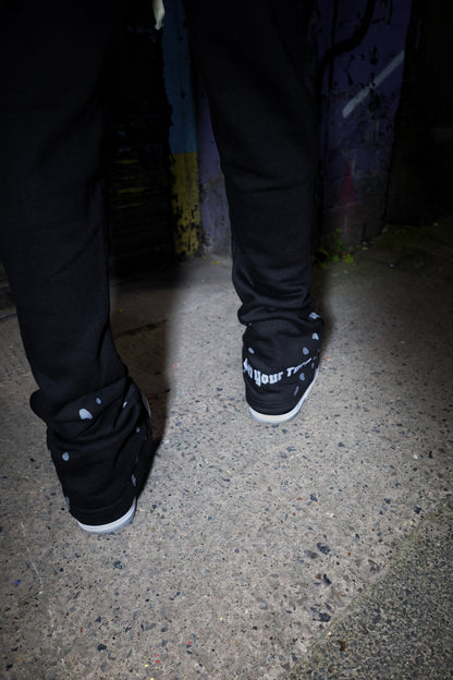 Grey Splatter X buttom