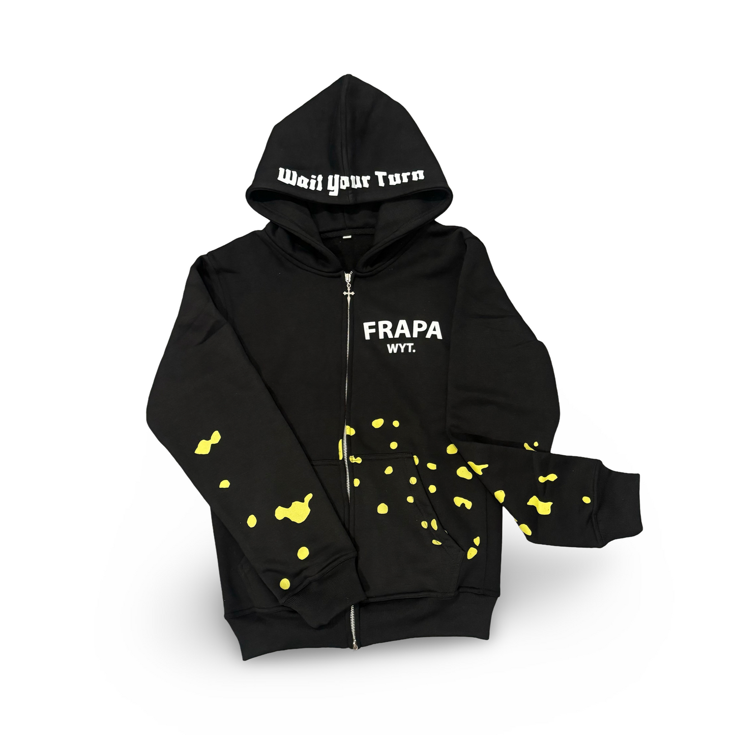 Yellow Splatter X Hoodie